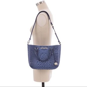 Brahmin Blue Iris Small Lena Bag & Wallet